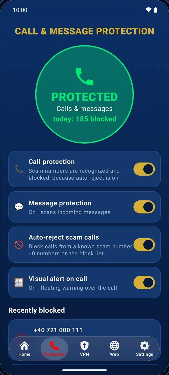 Calls & SMS