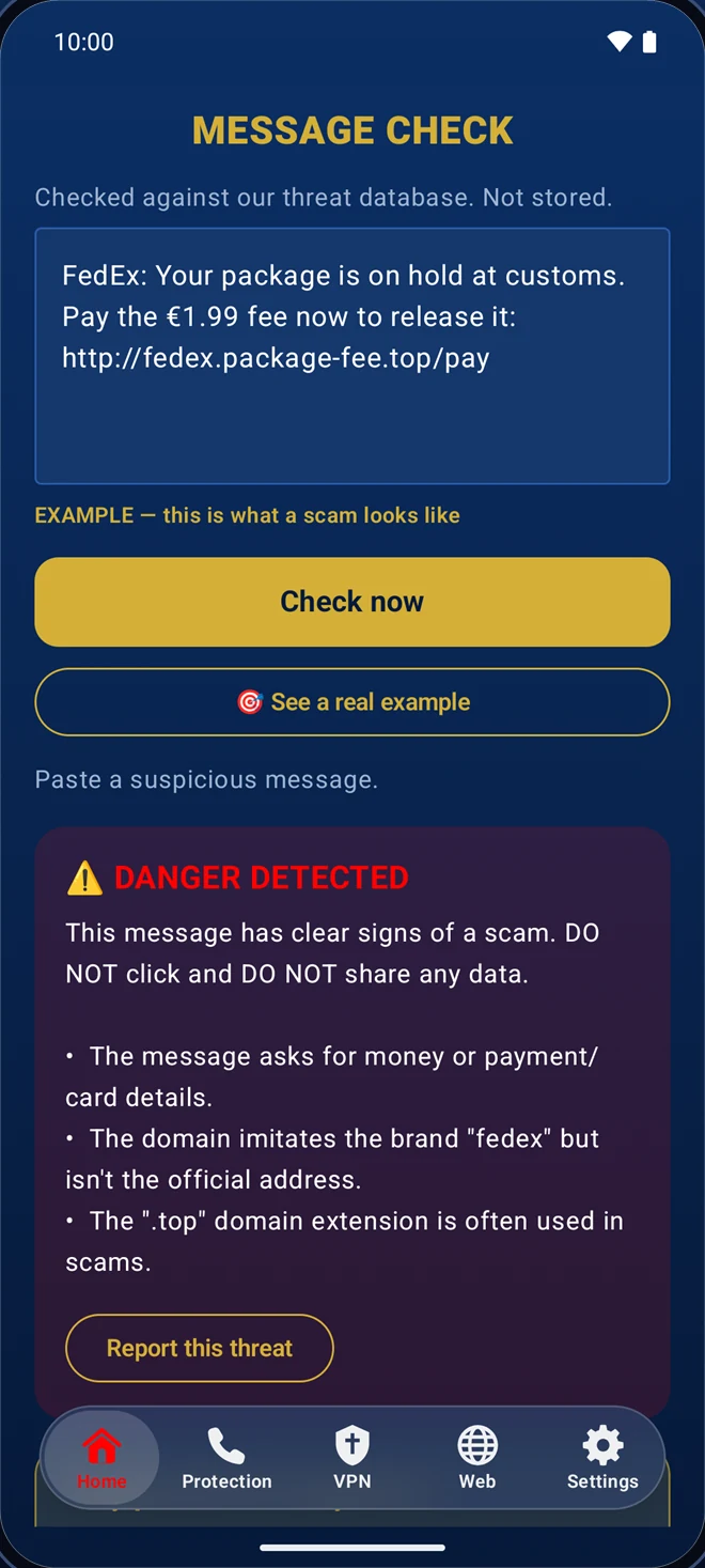 Message Check